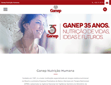 Tablet Screenshot of ganep.com.br